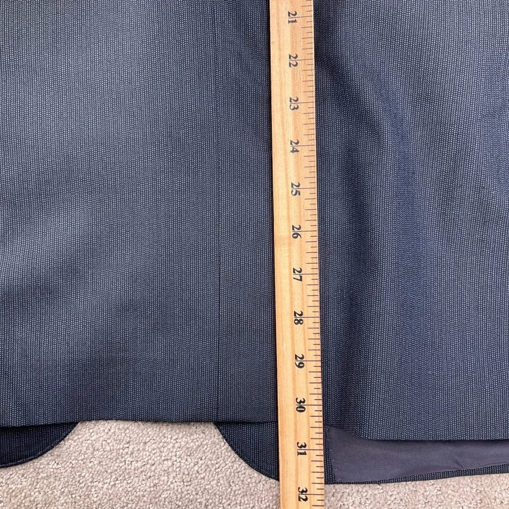 J. Crew Ludlow Blazer‎ Mens 44R Blue Black Flecked Slim Fit 4 Season Wool Jacket